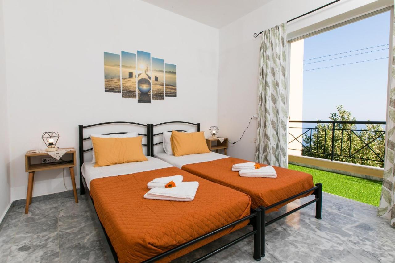 Irini'S Sea View House Villa Sellia  Bagian luar foto