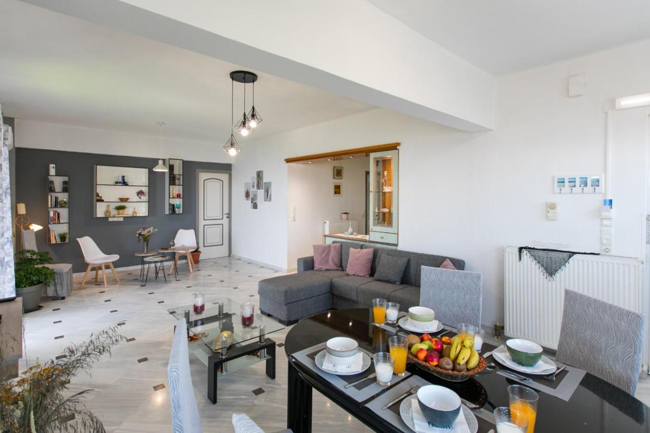 Irini'S Sea View House Villa Sellia  Bagian luar foto